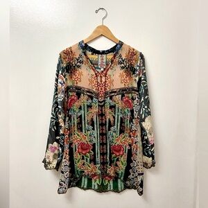 Johnny Was Silk Tunic Blouse 🩷